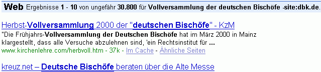 Vollversammlung der deutschen Bischöfe bei G.