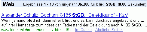 blöd StGB bei G.