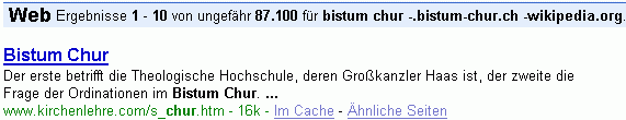 bistum chur bei G.