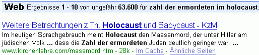 zahl der ermordeten im holocaust bei G.