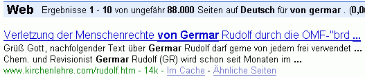 von germar bei G.