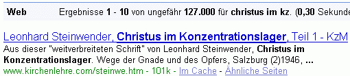 christus im kz bei G.