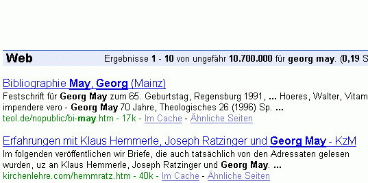 georg may bei Google