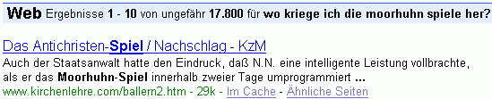 wo kriege ich die moorhuhn spiele her? bei G.