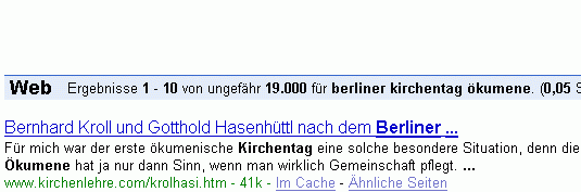 berliner kirchentag ökumene bei G.