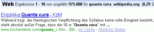 quanta cura -wikipedia.org bei G.