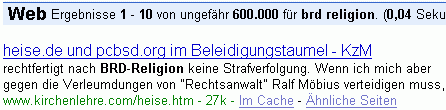 brd religion bei G.