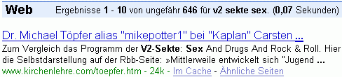 v2 sekte sex bei G.