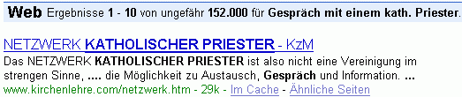 Gespräch mit einem kath. Priester bei G.