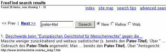 pater-titel bei F.