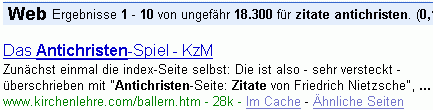 zitate antichristen bei G.